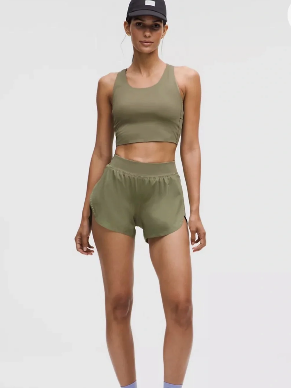 lululemon athletica Fast and Free Athletic Shorts Bay Leaf